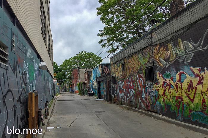 Улица Граффити в Торонто